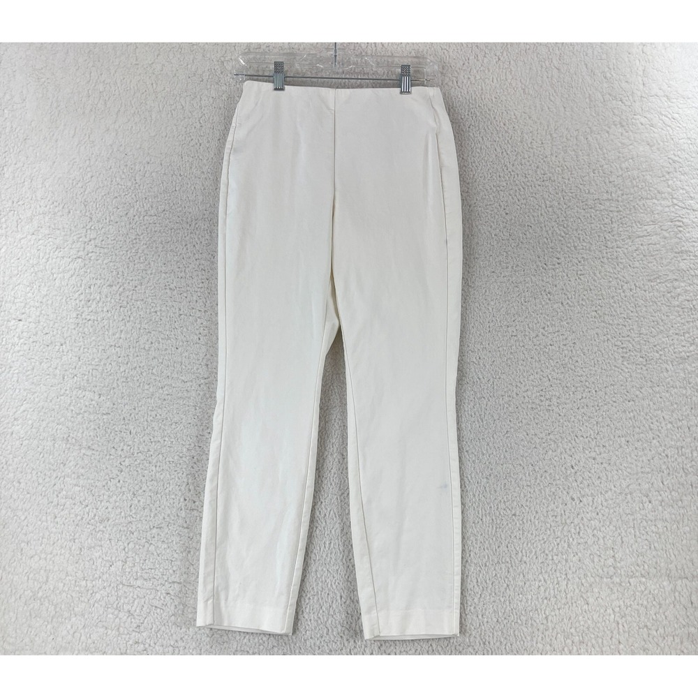 Rag & Bone White Crop Ankle Length Pants Womens Casual Mid-Rise Size 6‎